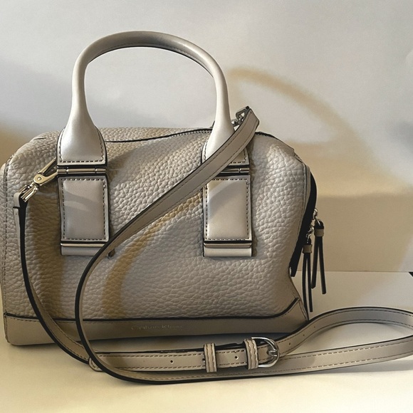 Calvin Klein Light Gray Satchel - Picture 14 of 16